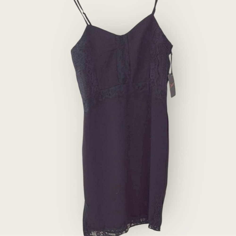 Dex Black Lace Panel Cocktail Dress | NWT | Size XS